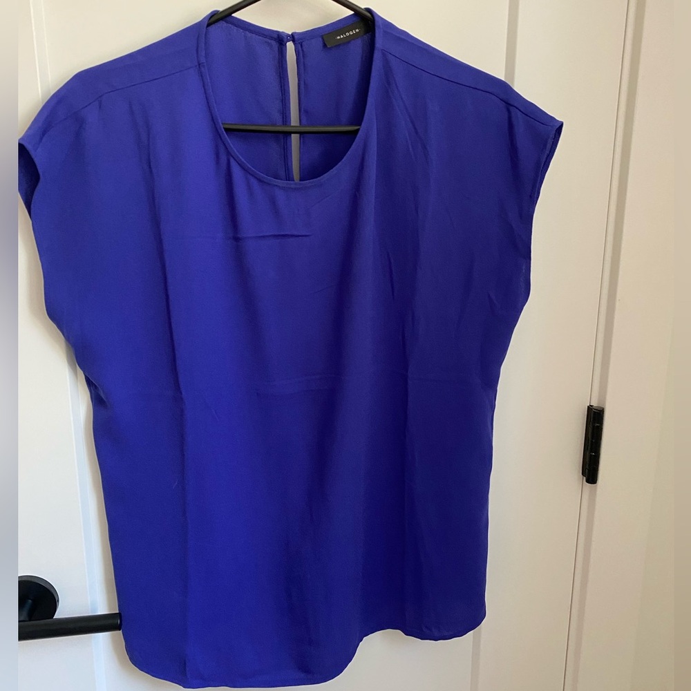 Halogen short sleeve blouse